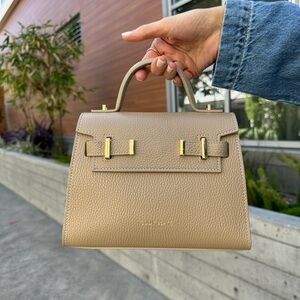 Teddy Blake - Stylih Bag - Light Beige Ava Gold 9"